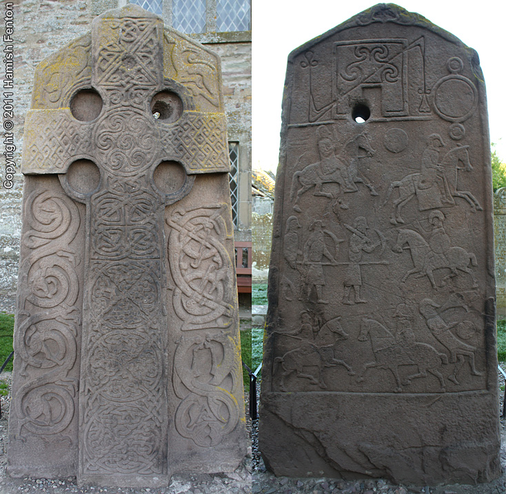 Aberlemno II, a Class II pictish stone which stands in Aberlemno Kirkyard.

4 May 2011